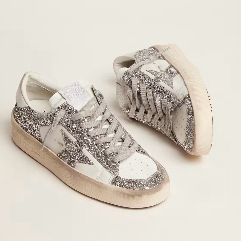 Golden Goose *NWOT* Glitter Stardan Sneakers | size EU 41 US 11 | Never worn